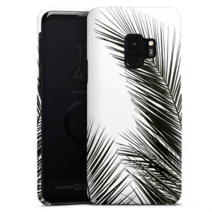 Galaxy S9 Handy Premium Case Smartphone Handyhülle Hülle matt Jungle Palm Tree Leaves Premium Case