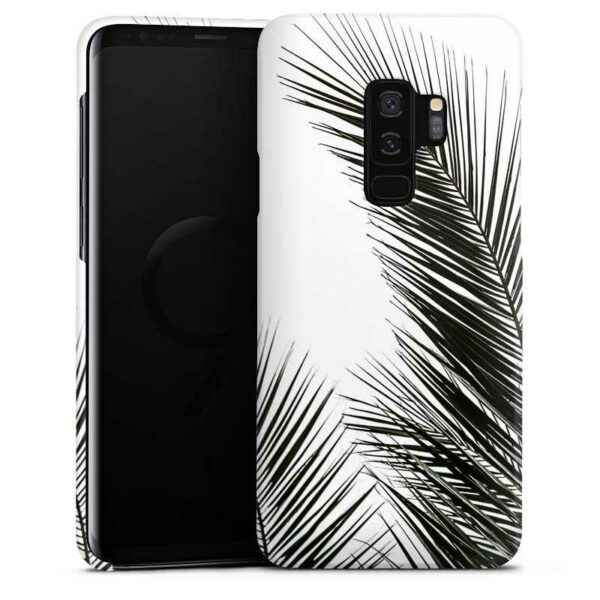 Galaxy S9 Plus Handy Premium Case Smartphone Handyhülle Hülle matt Jungle Palm Tree Leaves Premium Case