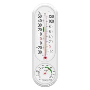 Gewächshaus-Thermometer, digitales Hygrometer, Temperaturanzeige für hängende Gartenpflanzen, Feuchtigkeitsmesser für den Innen- und