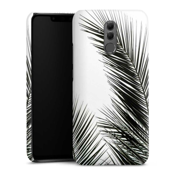 Huawei Mate 20 Lite Handy Premium Case Smartphone Handyhülle Hülle matt Leaves Palm Tree Jungle Premium Case