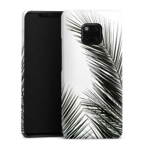 Huawei Mate 20 Pro Handy Premium Case Smartphone Handyhülle Hülle glänzend Leaves Palm Tree Jungle Premium Case