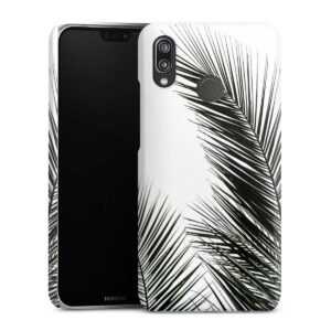 Huawei P20 Lite Handy Premium Case Smartphone Handyhülle Hülle glänzend Leaves Palm Tree Jungle Premium Case
