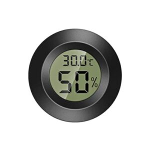 Indoor Hygrometer Thermometer Feuchtigkeitsmesser Monitor mit Temperatur -0°C-50°C (32°F-122°F) und Feuchtigkeitssensor 10%RH-99%RH für Haustiere im Gewächshaus Keller
