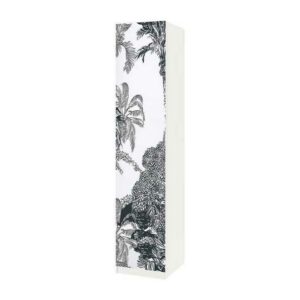 MyMaxxi Möbelfolie "MyMaxxi - Klebefolie Möbel kompatibel mit IKEA Pax Schrank - Motiv Palmen im tropischen Dschungel - Möbelfolie selbstklebend - Dekofolie Tattoo Aufkleber Folie für Schlafzimmer und Kinderzimmer - tropisch Blatt Wald"