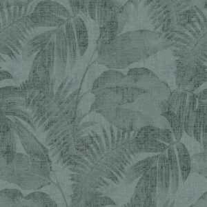 Palmen-Tapete Blätter grün | Dschungel-Tapete Palmenblätter 373963 | Vliestapete Palmenblätter 37396-3 | Grüne Tapete für Wohnzimmer & Schlafzimmer!