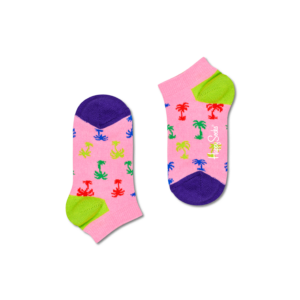 Rosa Palmen Low Socken für Kinder | Happy Socks