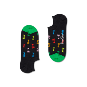 Schwarze Palmen No-Show Socken | Happy Socks