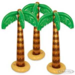 Tropische Palmen 3-er Set aufblasbar