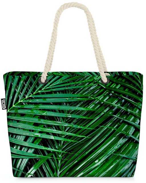 VOID Strandtasche (1-tlg), Kokosnuss Blätter Palme Kokosnuss Blätter Palme Pflanzen Palmenblätte