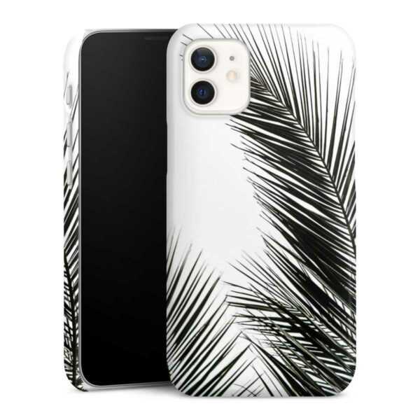 iPhone 12 mini Handy Premium Case Smartphone Handyhülle Hülle glänzend Jungle Palm Tree Leaves Premium Case