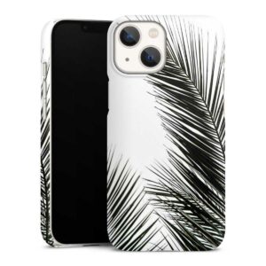 iPhone 13 Mini Handy Premium Case Smartphone Handyhülle Hülle glänzend Jungle Palm Tree Leaves Premium Case