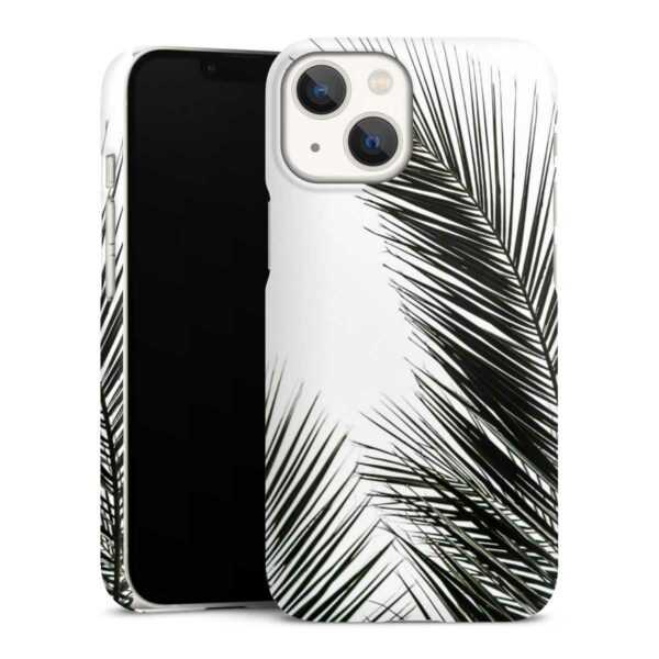 iPhone 13 Mini Handy Premium Case Smartphone Handyhülle Hülle matt Jungle Palm Tree Leaves Premium Case