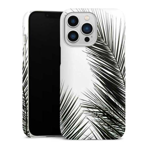 iPhone 13 Pro Handy Premium Case Smartphone Handyhülle Hülle matt Jungle Palm Tree Leaves Premium Case
