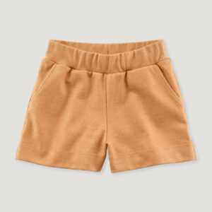 hessnatur Kinder Shorts aus Bio-Baumwolle mit Hanf und Schurwolle - orange - Größe 110/116