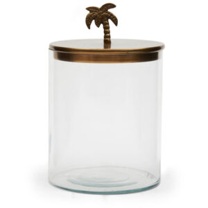 Rivièra Maison Palm Breeze Vorratsbehälter - transparent - 6 Liter
