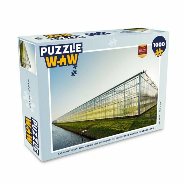 MuchoWow Puzzle Gewächshaus in der Region Westland, 1000 Puzzleteile, Foto-Puzzle, Bilderrätsel, Puzzlespiele, Klassisch