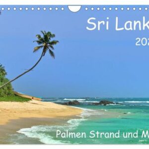 Sri Lanka, Palmen, Strand und Meer (Wandkalender 2024 DIN A4 quer), CALVENDO Monatskalender