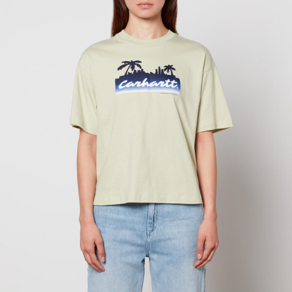 Carhartt WIP Palm Script Printed Cotton-Jersey T-Shirt - S