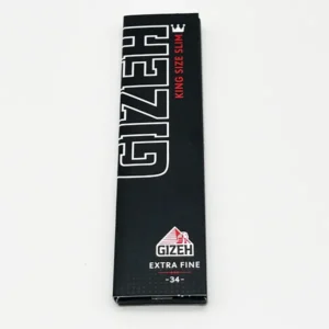 Gizeh King Size Slim Papers extra fein 34 Blatt - 1 Packung    Erleben Sie mit den Gizeh King Size Slim Papers ein Raucherlebnis